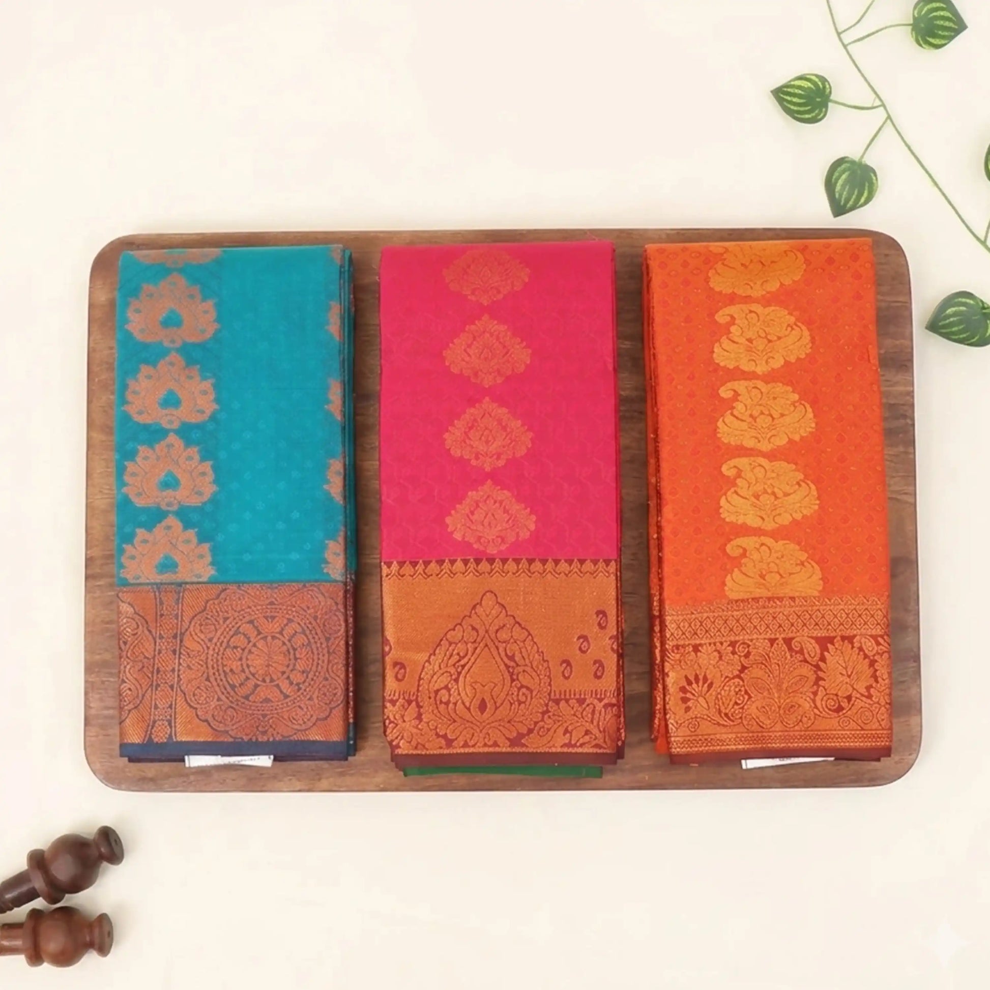 Buy 1 Get 2 Silk Sarees for Women | Bridal Wear & Wedding Occasion | Jeyachandran - Full View