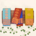 Buy 1 Get 2 Silk Sarees for Women | Bridal Wear & Wedding Occasion | Jeyachandran - Full View