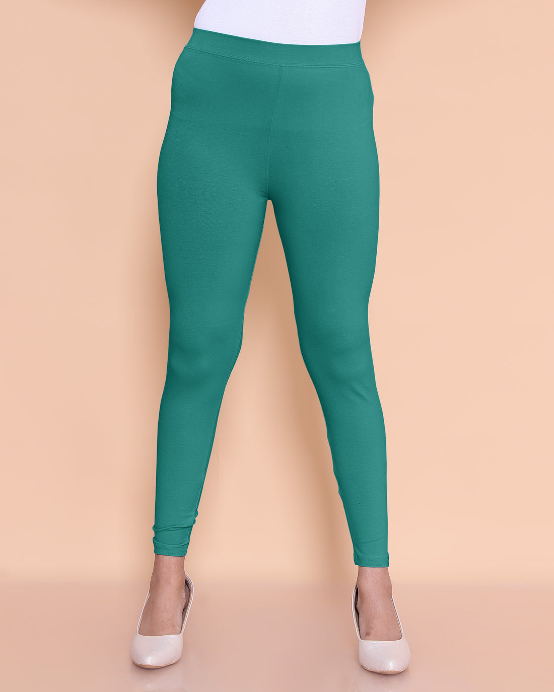Green Color Leggings XXL Size