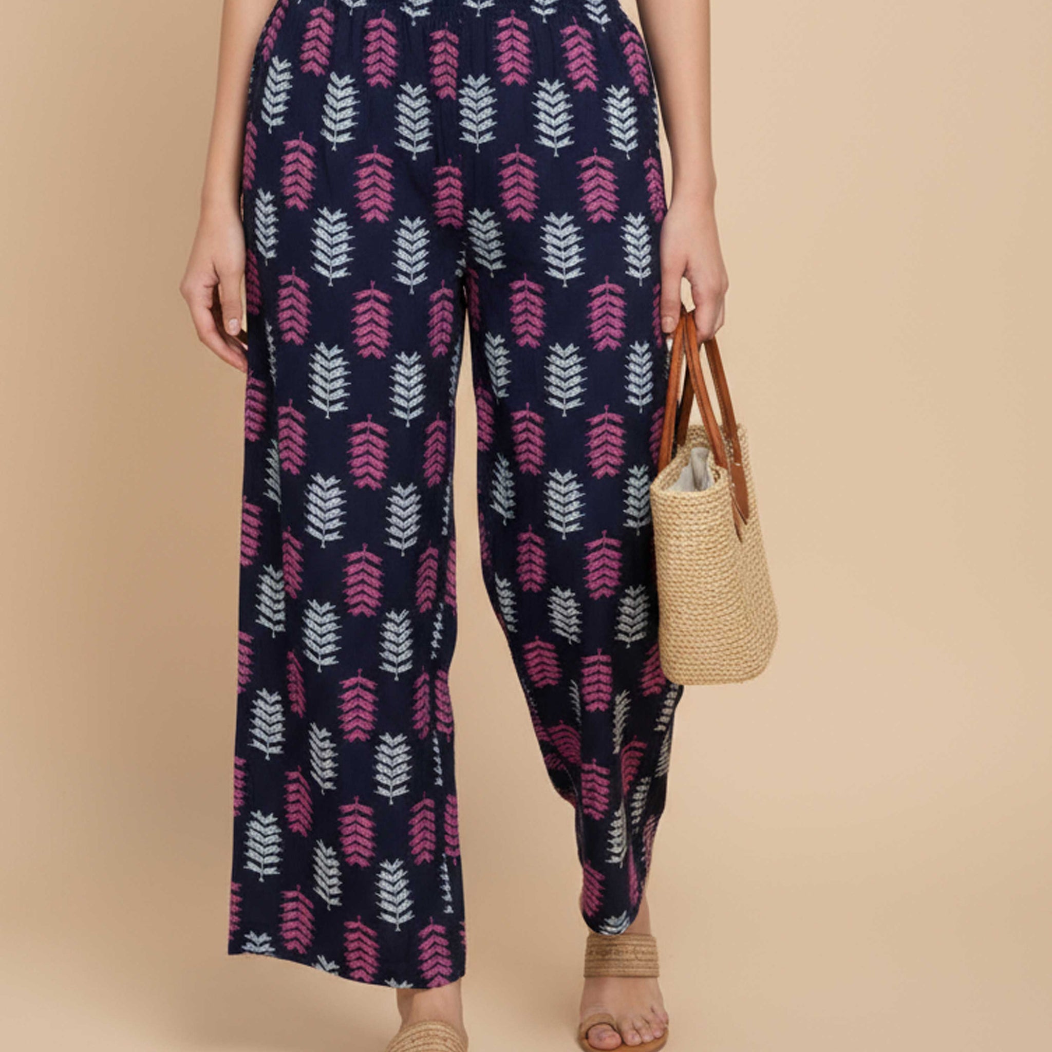 Palazzo - Navy Blue