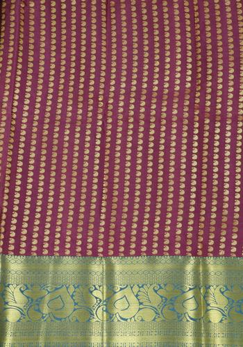 Purple Colour Art Silk Pattu Pavadai Material