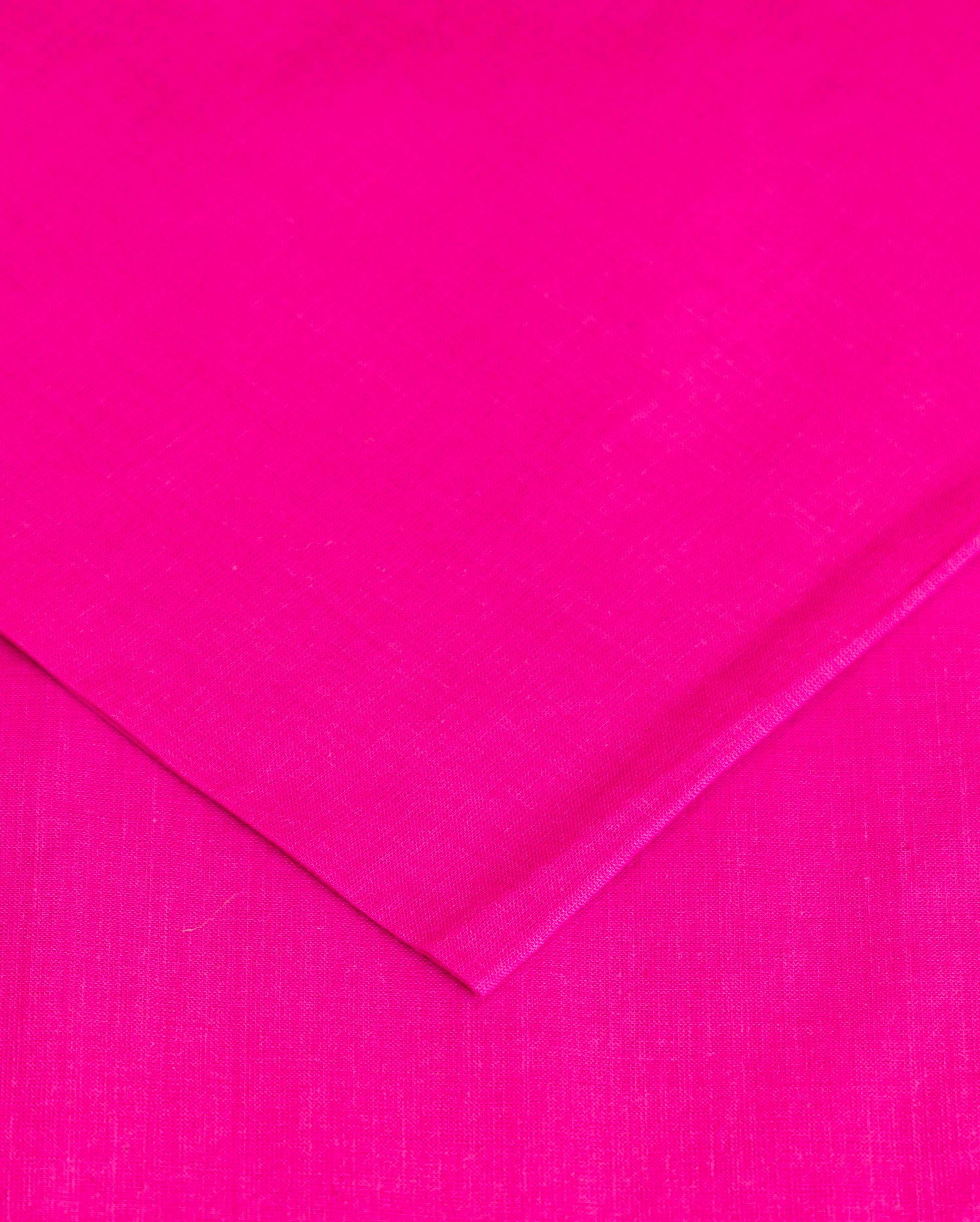 Women's Unstitched Salwar Suit Set with Woven Border and Matching Dupatta - Purple