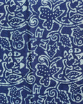 Saree_with_Contrast_Printed_Blouse_-_Teal