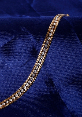 Buy Set Of 2 Gold Plated Anklet Online