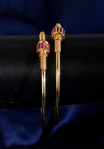 Set Of 2 Gold Plated Bangles 4