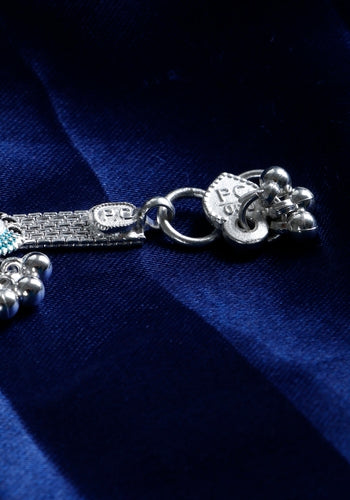 Set Of 2 Silver Plated Anklet