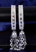 Set Of 2 Silver Plated Bangles