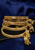 Buy Set Of 4 Gold Plated Bangles Online
