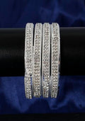 Set Of 4 Silver Plated Bangles