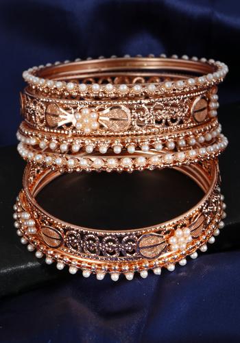 Set Of Copper Plated Bangles