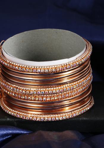 Set Of Copper Plated Bangles