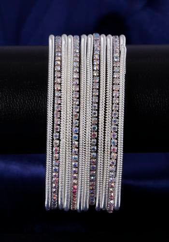 Set Of Silver Plated Bangles 2