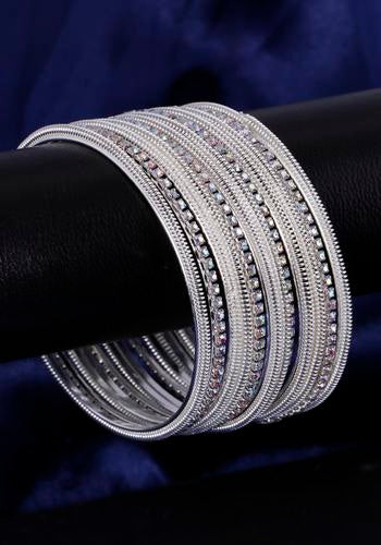 Set Of Silver Plated Bangles 2