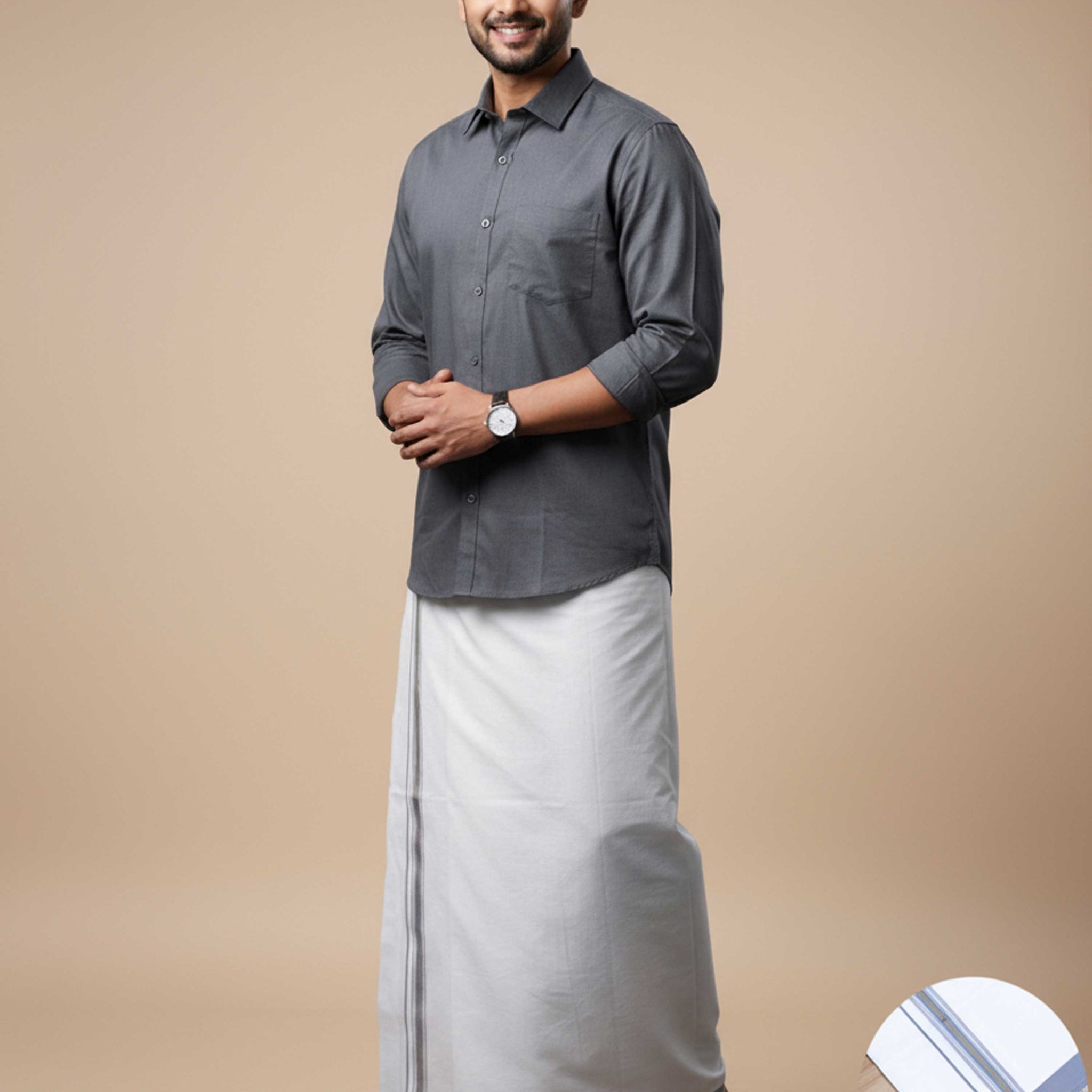 Shirt Dhoti Set 