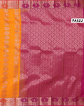  Offer Silk Saree-orange