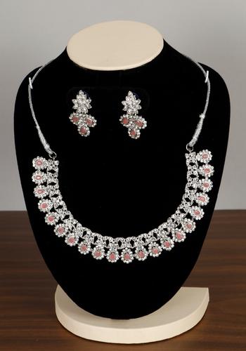 Silver Plated Necklace Set