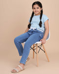Stylish Girls Denim Jeans - Blue