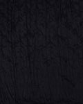 Stylish Women’s Dupatta in Soft Textured with Wrinkled Finish and Decorative Tassel Edges - Black-Full Image