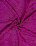Elegant Women’s Dupatta in Soft Textured with Wrinkled Finish and Decorative Tassel Edges, Purple