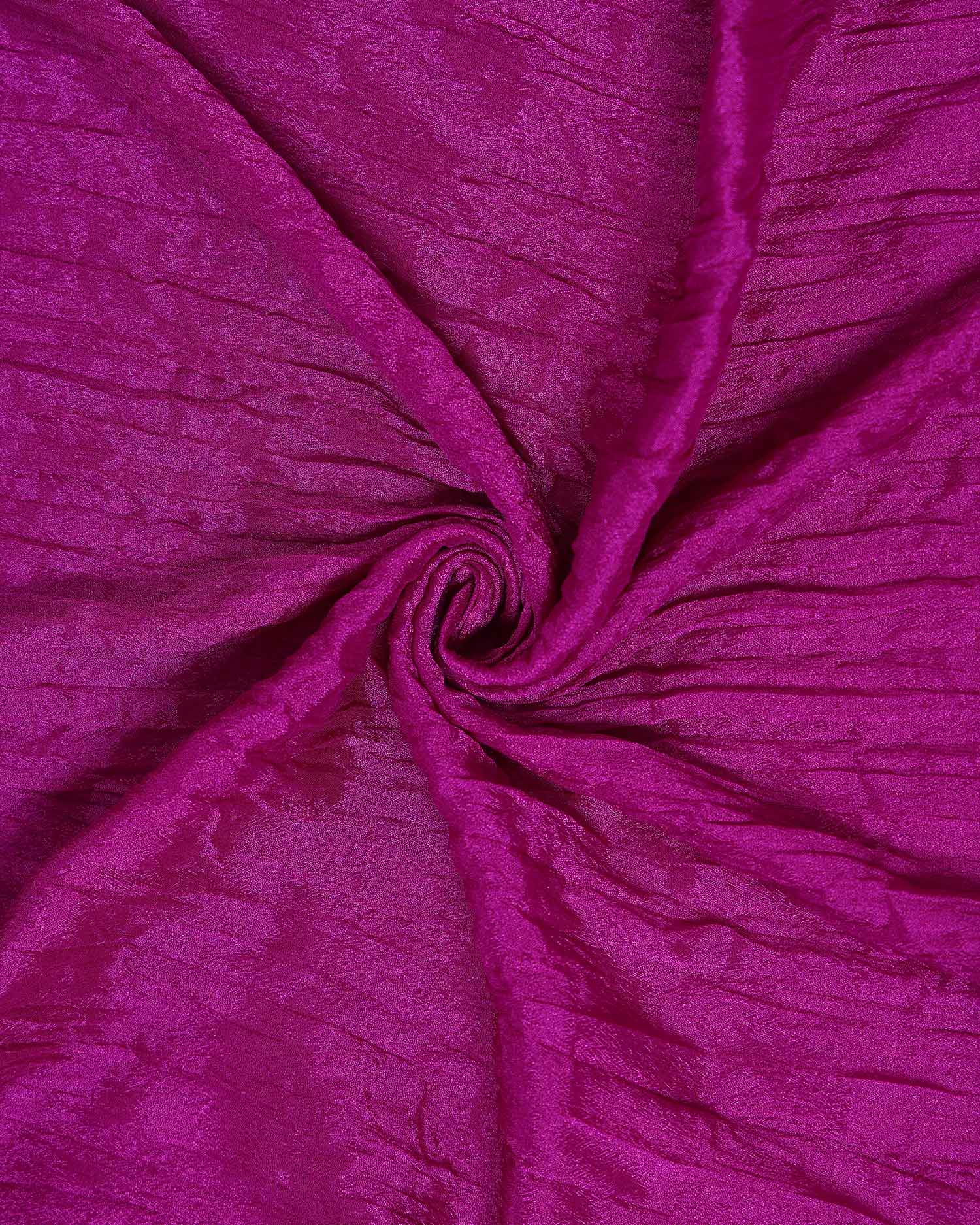 Elegant Women’s Dupatta in Soft Textured with Wrinkled Finish and Decorative Tassel Edges, Purple