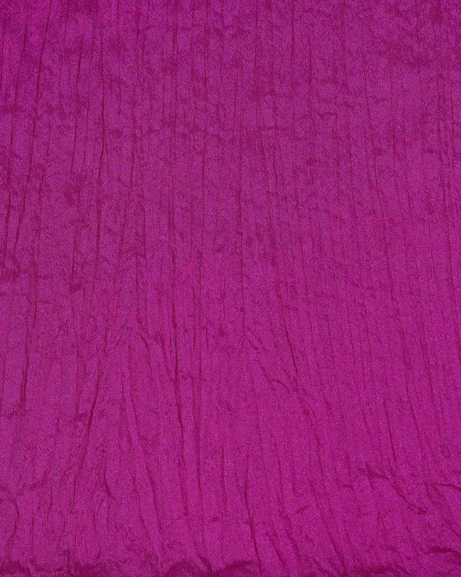 Elegant Women’s Dupatta in Soft Textured with Wrinkled Finish and Decorative Tassel Edges, Purple