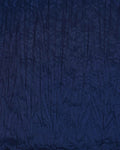 Elegant Women’s Dupatta in Soft Textured with Wrinkled Finish and Decorative Tassel Edges, Dark Blue