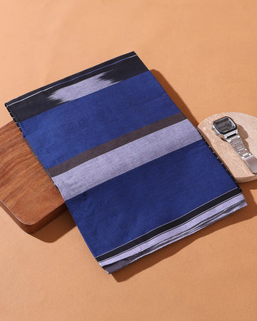 Men’s Sangu Brand Premium Cotton Lungi 2.10 Meter Length with Striped Pattern - Multi