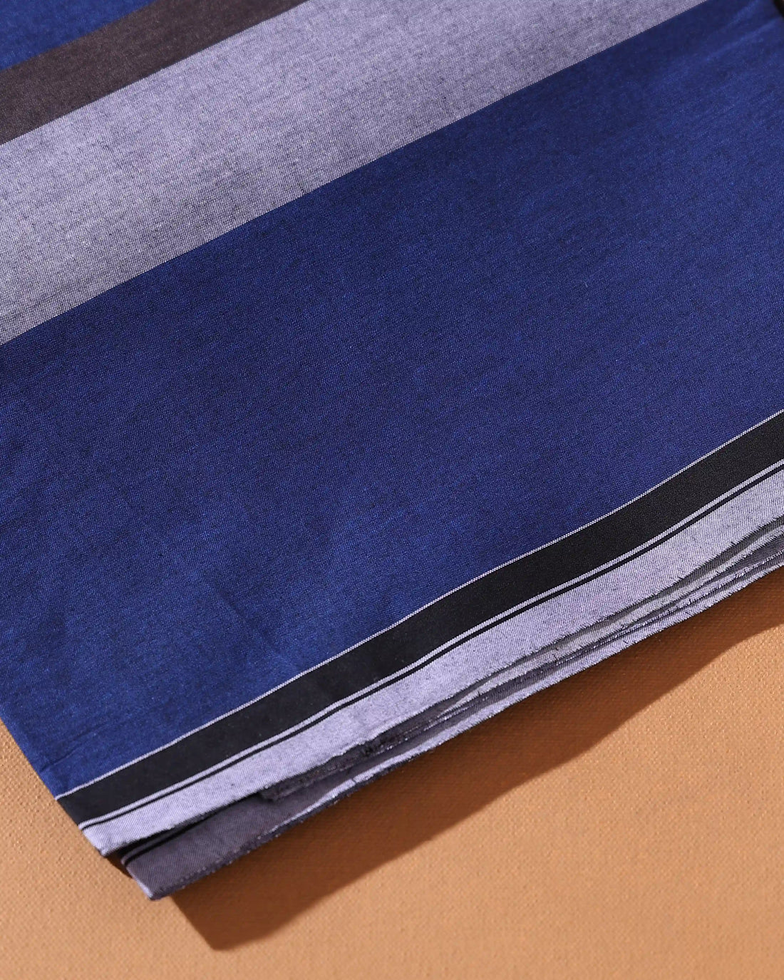 Men’s Sangu Brand Premium Cotton Lungi 2.10 Meter Length with Striped Pattern - Multi