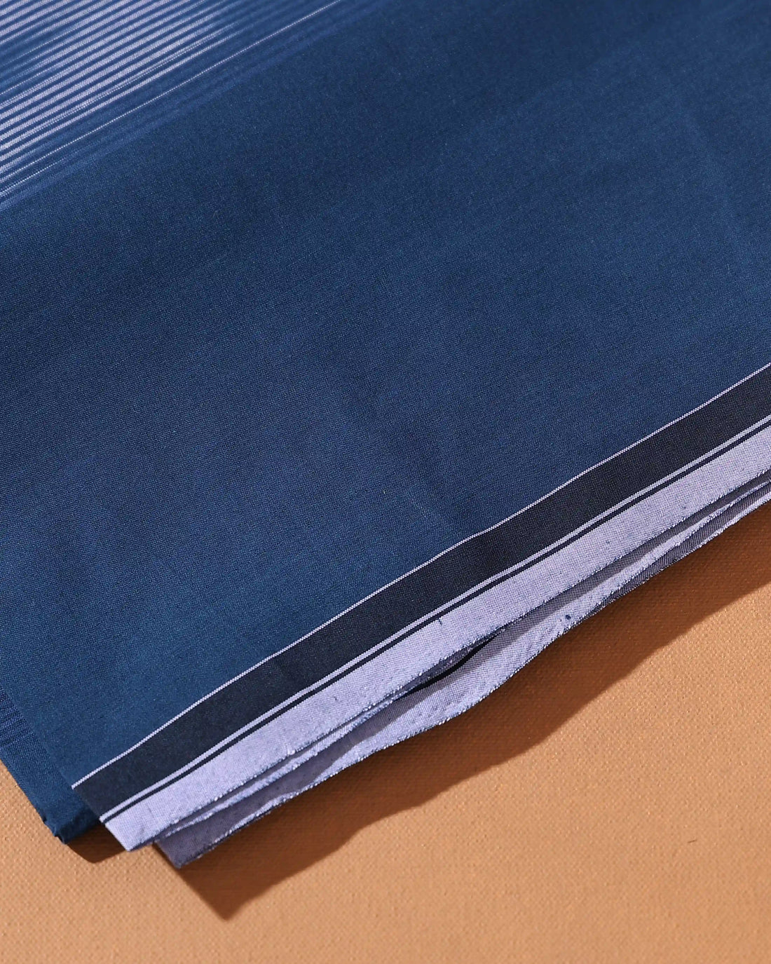 Men’s Sangu Brand Premium Cotton Lungi 2.10 Meter Length with Striped Pattern - Teal