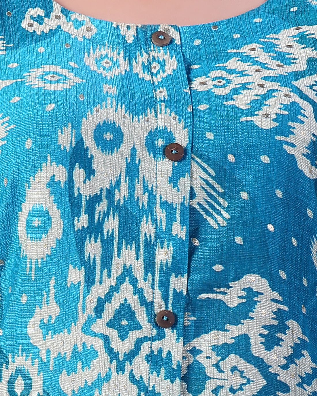 Teal Blue Colour Top & Palazzo Set
