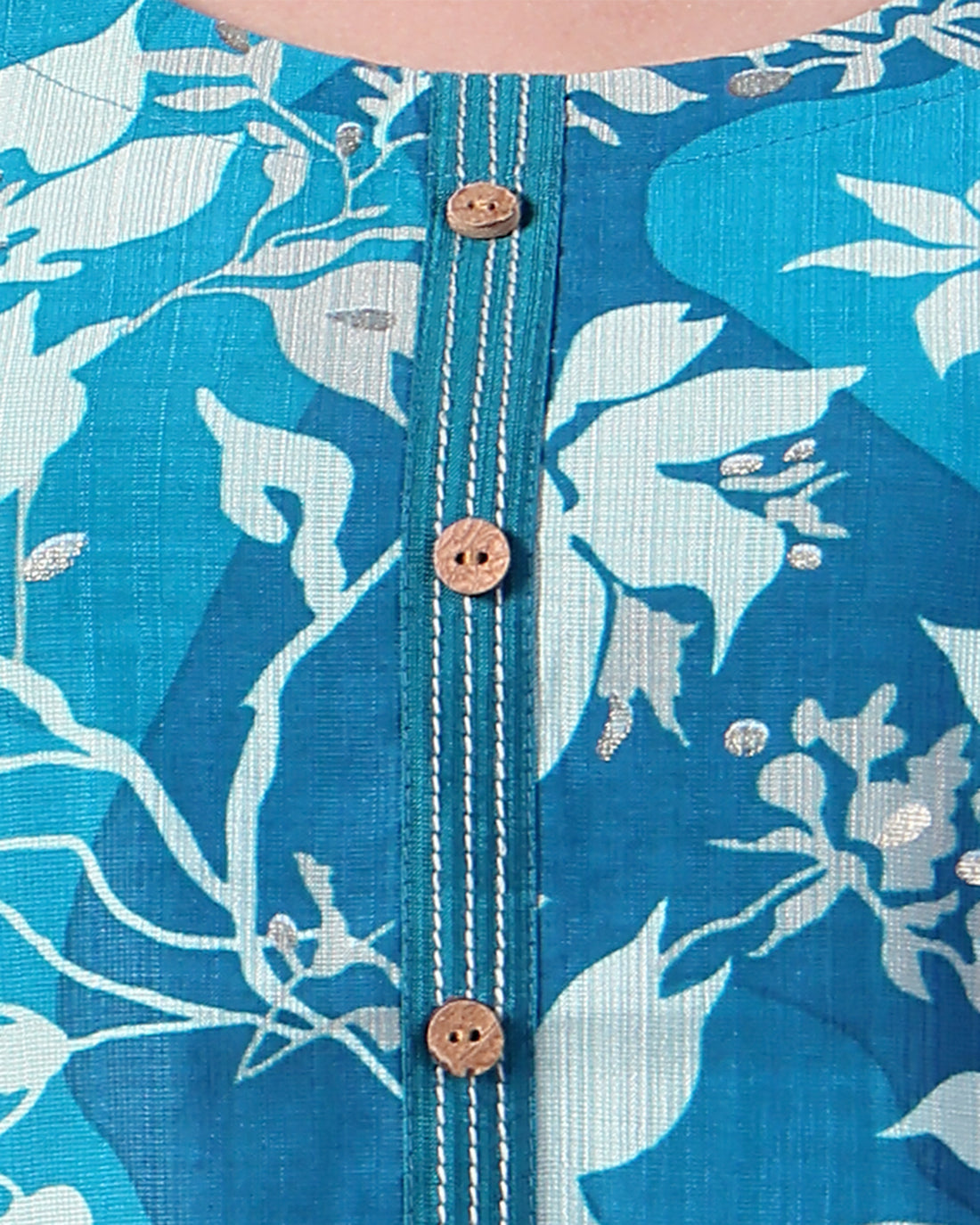 Teal Blue Colour Top & Palazzo Set