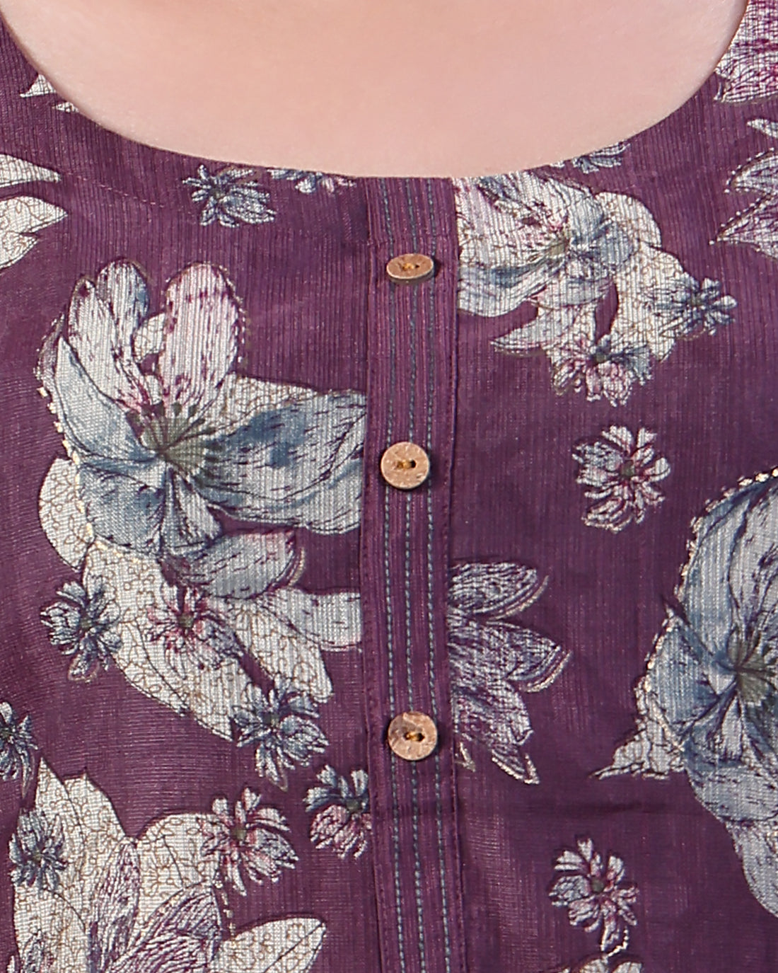 Purple Colour Top & Palazzo Set