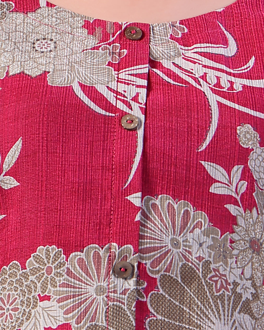 Magenta Colour Top & Palazzo Set