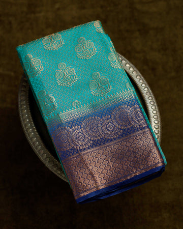 Green Colour Art Silk Saree