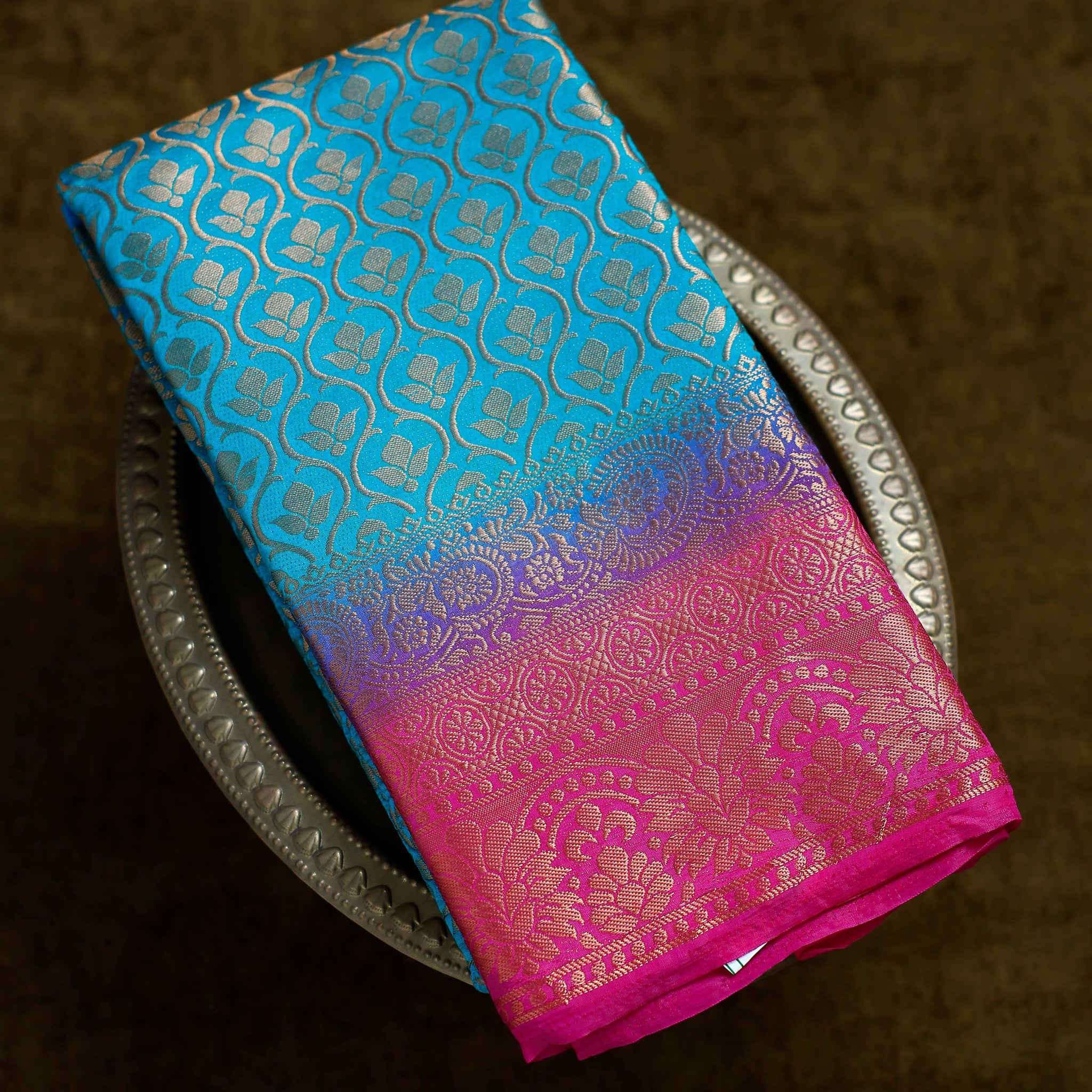 Blue Colour Art Silk Saree