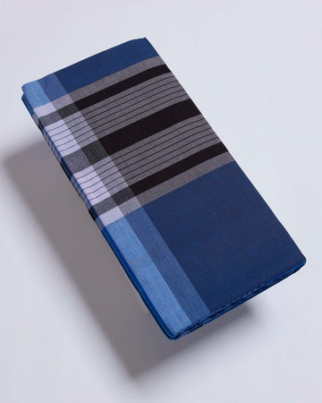 JKT Brand Multi Striped 2.10 m Stitched Lungi