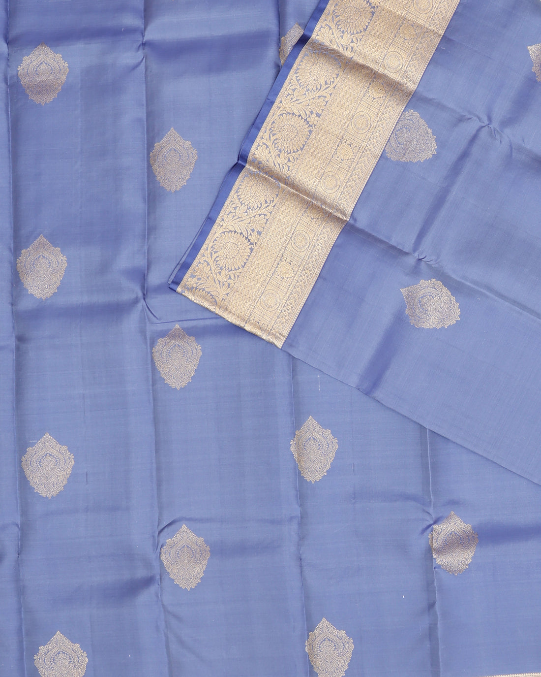 Light Blue Colour Traditional Silk Saree