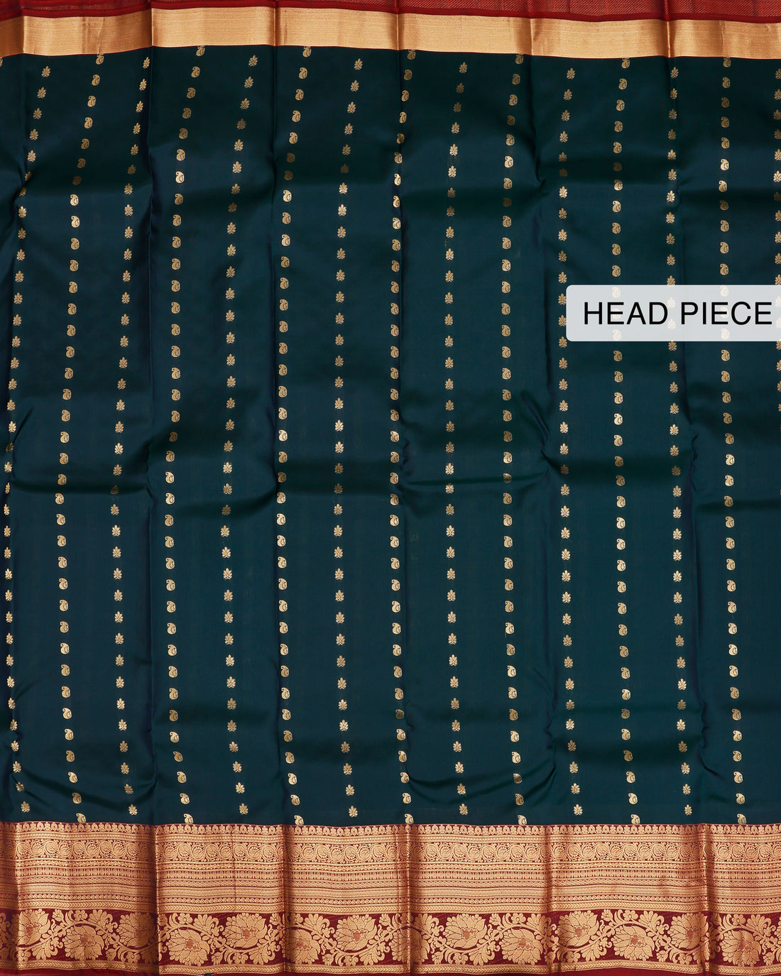 Traditional Silk Saree - Teal