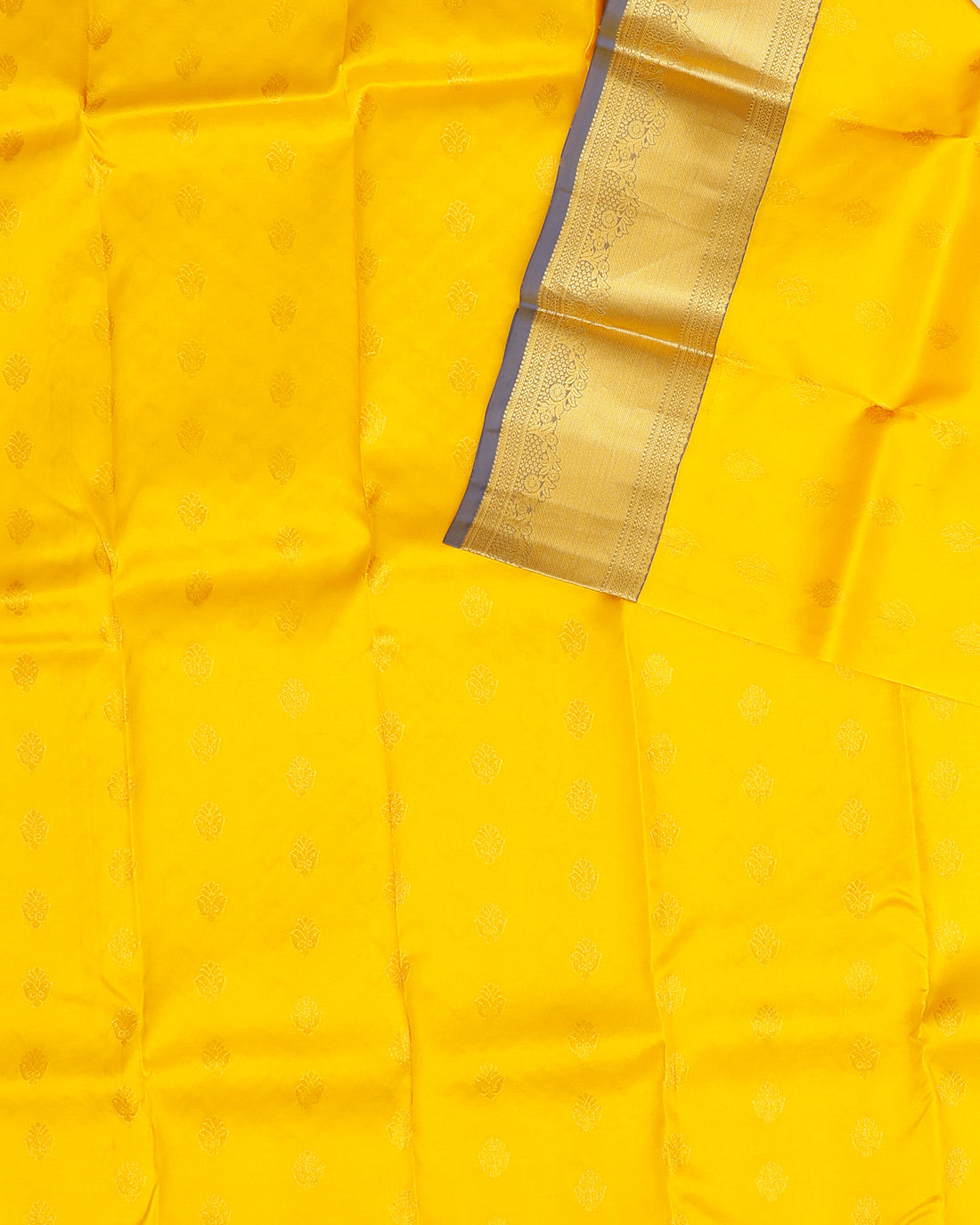 Yellow Colour Traditional Silk Saree