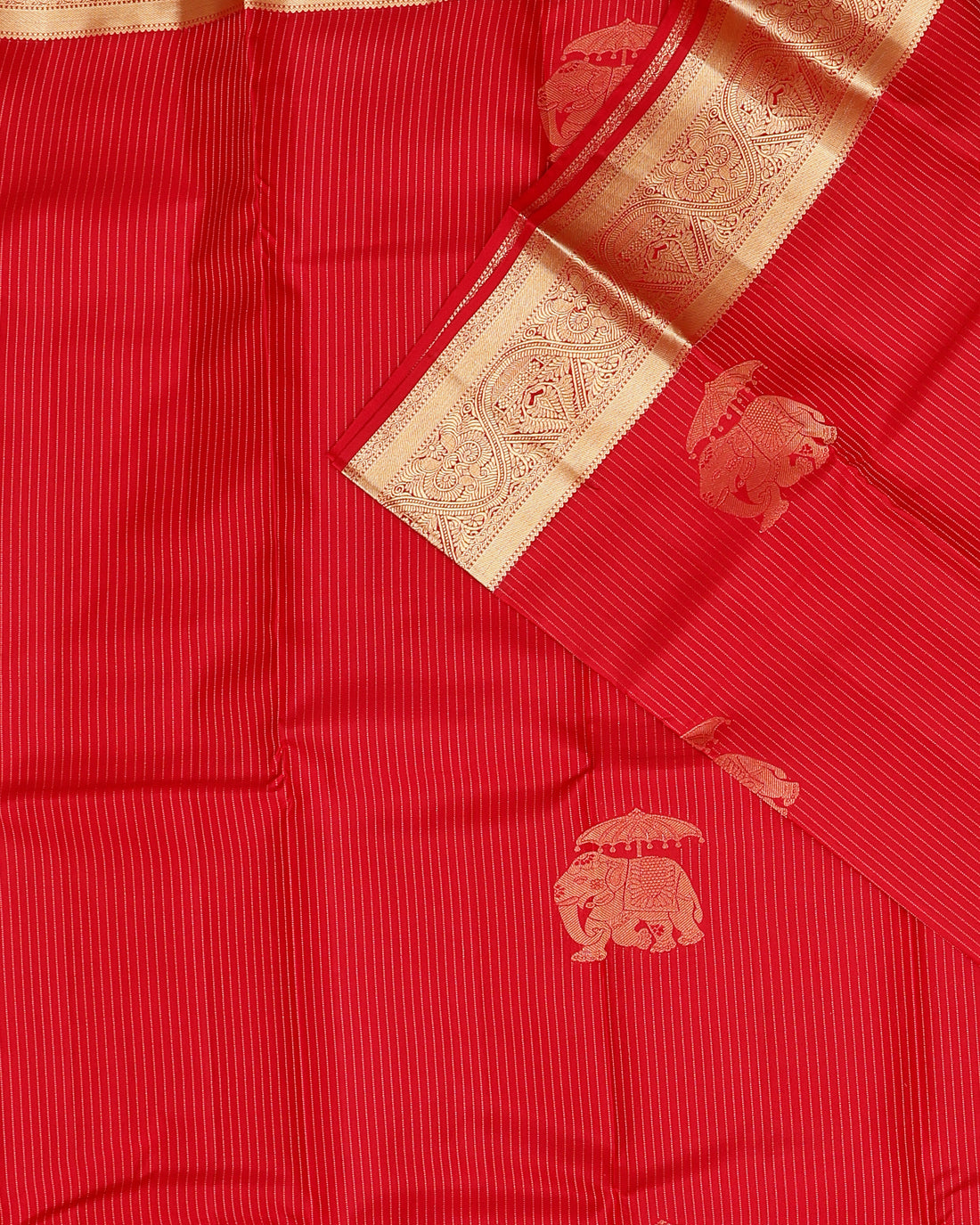 Red Colour Traditional Silk Saree