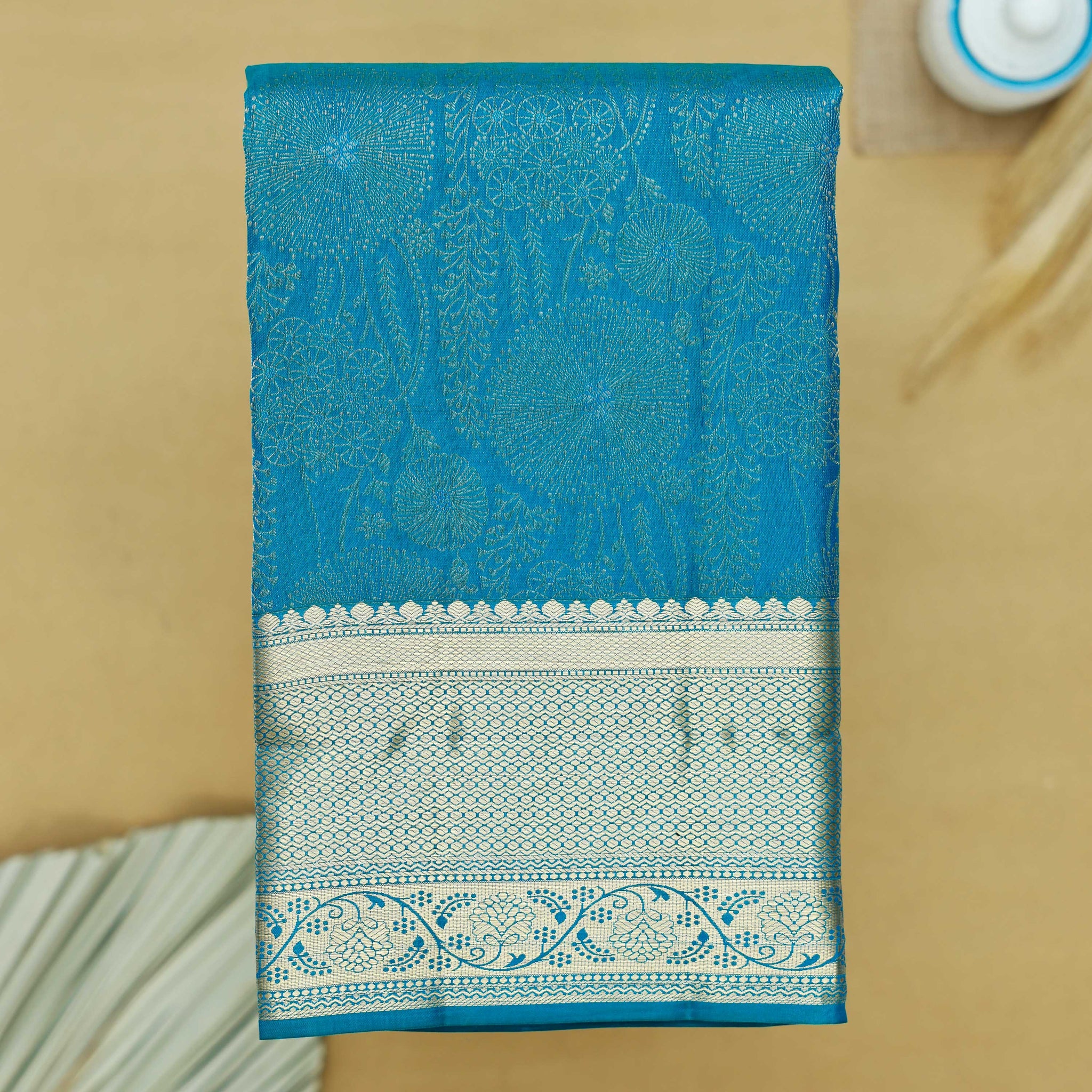 Blue Colour Niranjana Silk Saree