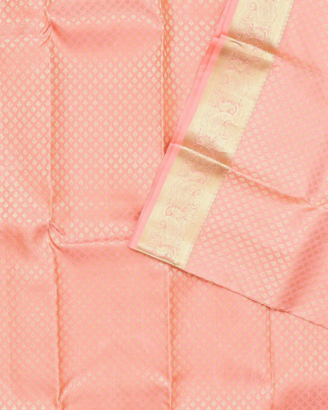 Niranjana Handloom Silk Saree with Intricate Zari Weave & Traditional Motifs - Pink