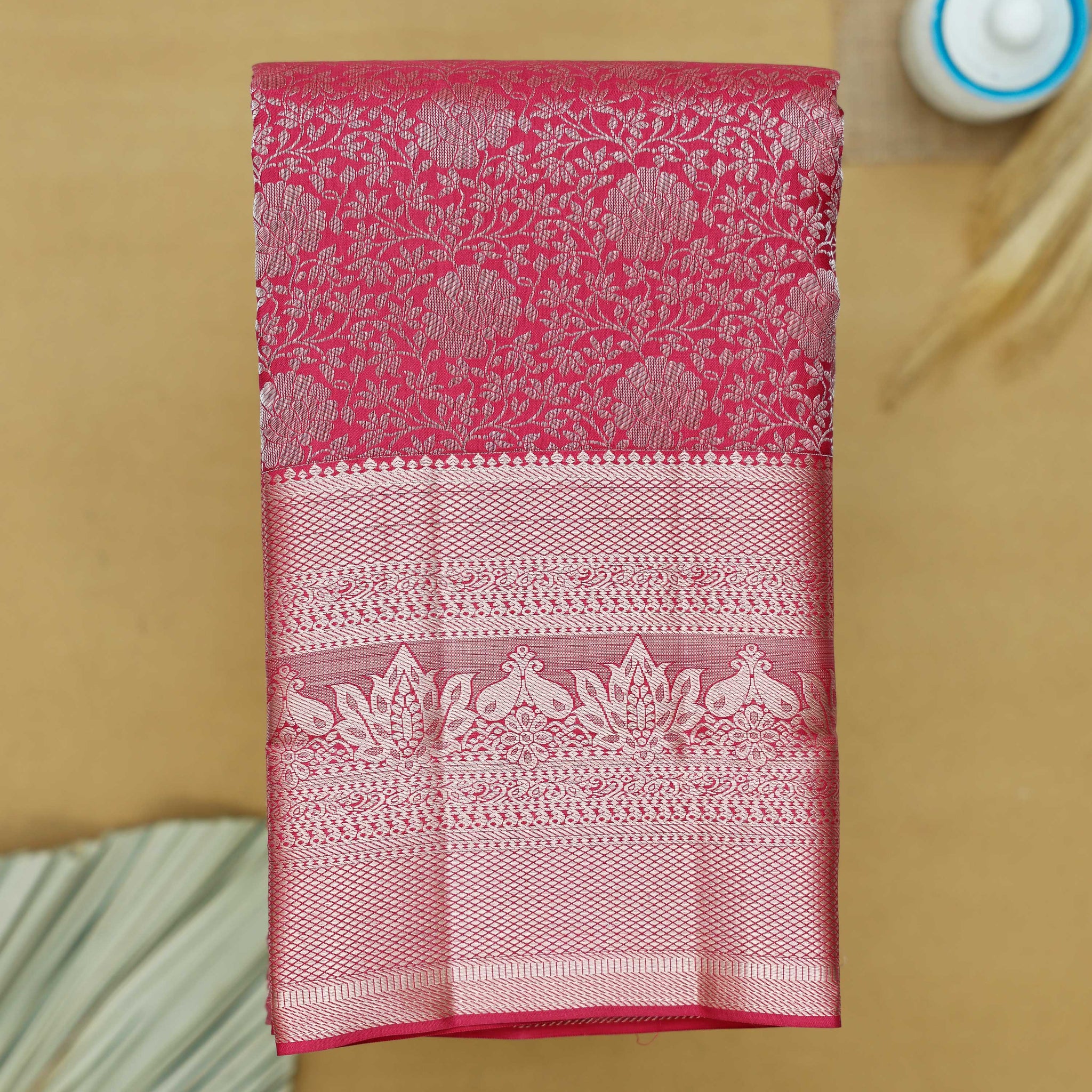 Dark Pink Colour Niranjana Silk Saree