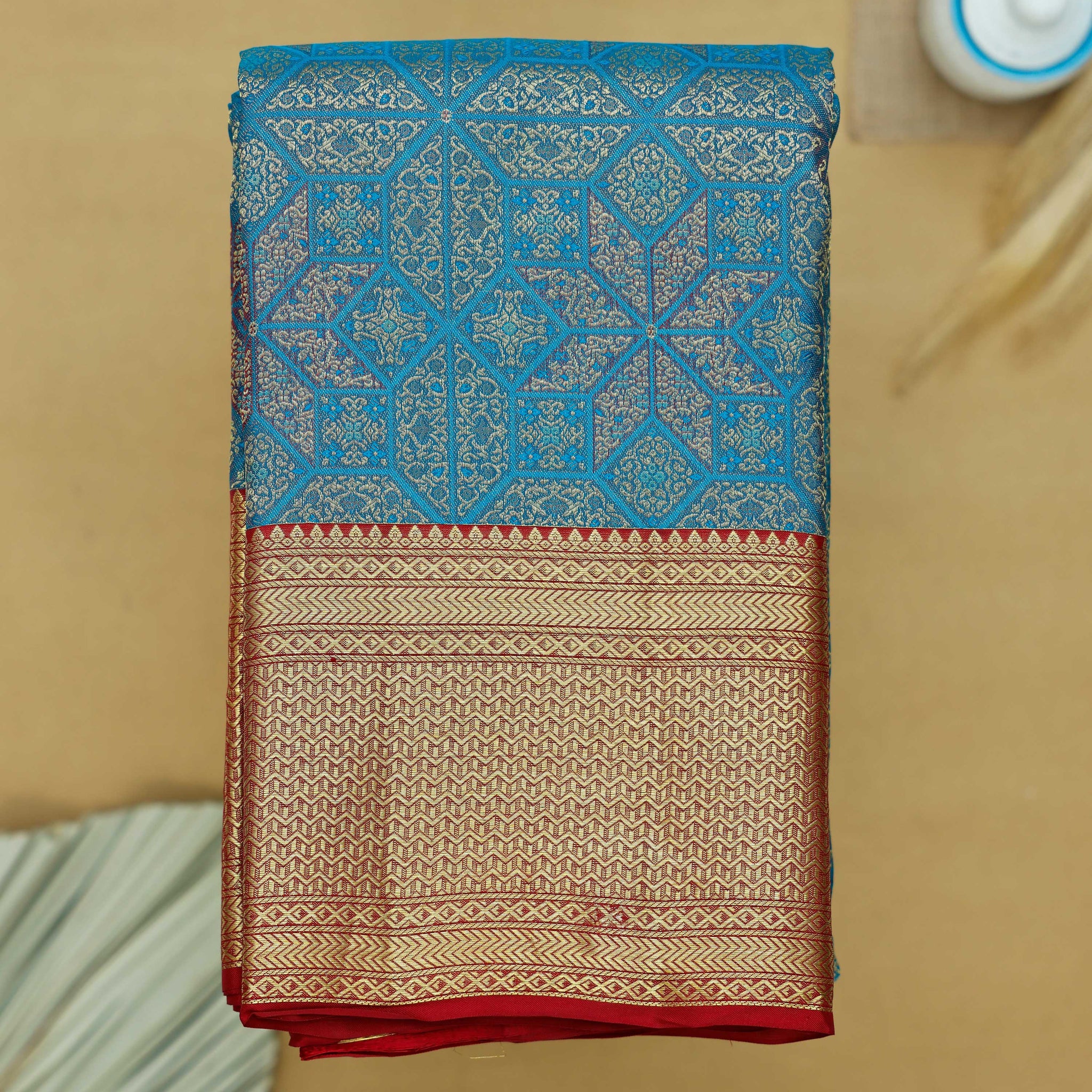 Blue Colour Niranjana Silk Saree