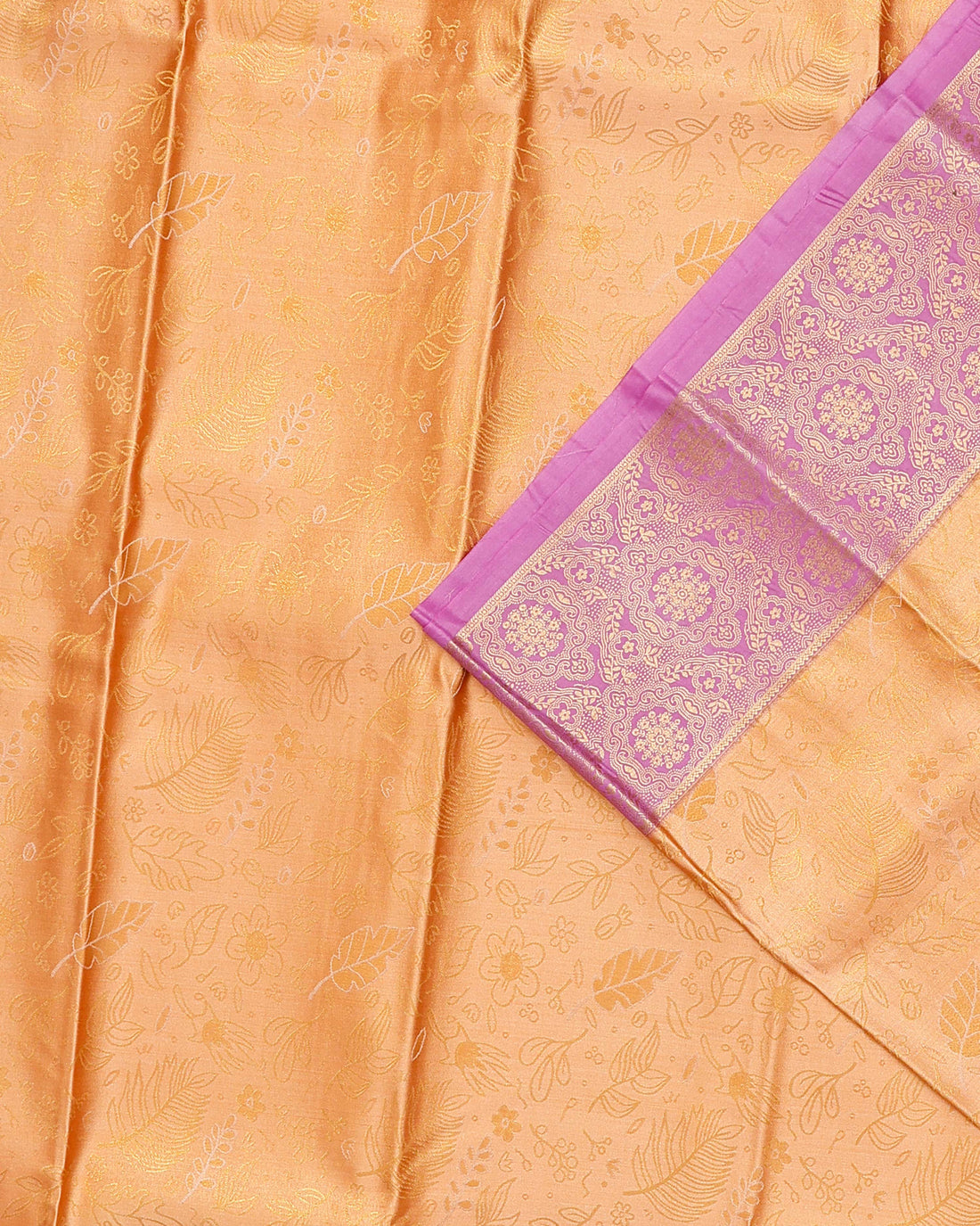 Niranjana Silk Saree with Intricate Zari Weaves & Traditional Motifs - Sandal
