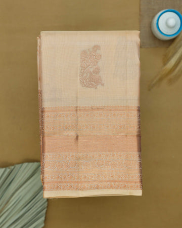Sandal Colour Niranjana Silk Saree