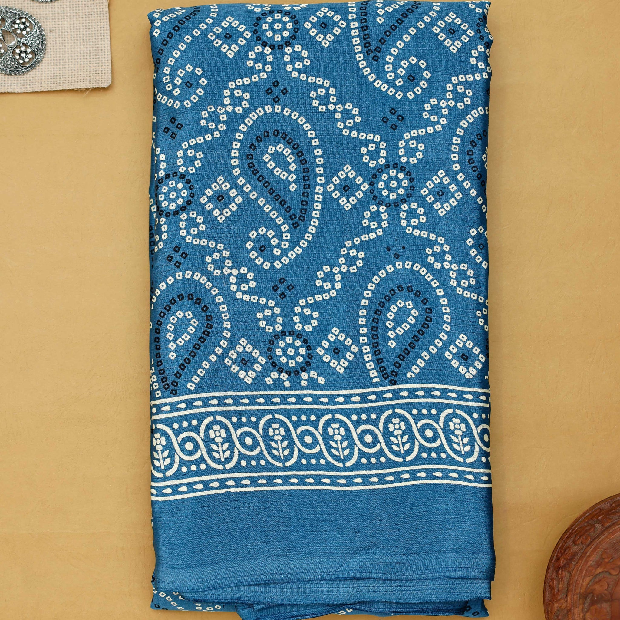 Blue Colour Poonam Saree