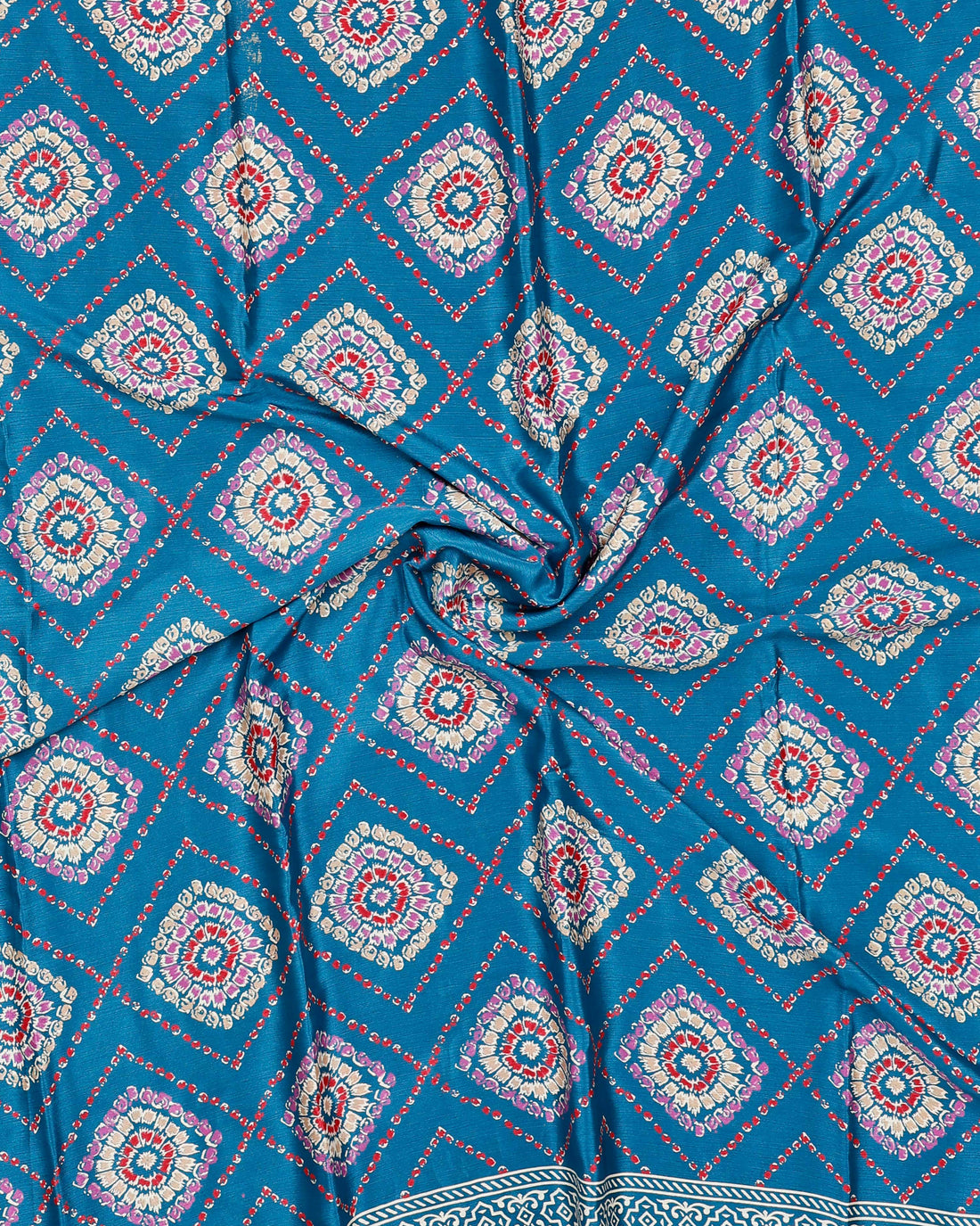 Blue Colour Poonam Saree