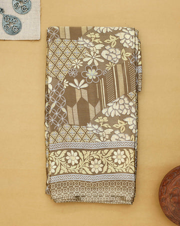 Brown Colour Poonam Saree