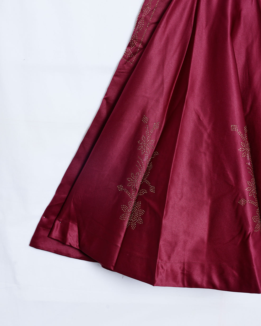 Purple Embellished Sequel Work Frock